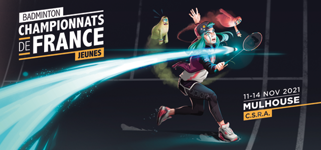 Affiche, Championnat de France jeunes, jeunes, Mulhouse, 2021